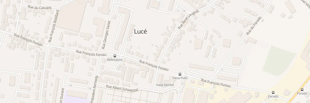 Plan du 74 Rue Rene Langlois à Lucé