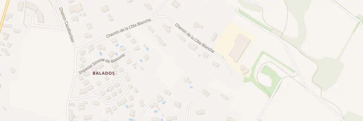 Plan du 20B Che de la Côte Blanche à Launaguet