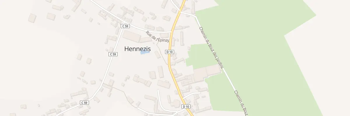 Plan du 19 Rue de Boursonne à Hennezis