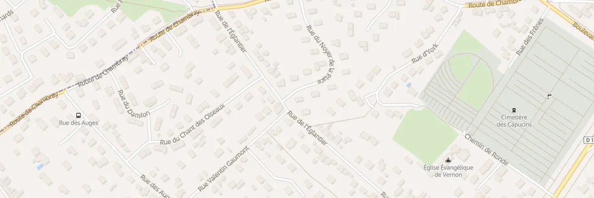Plan du 19 Rue Noyer de la Place à Vernon