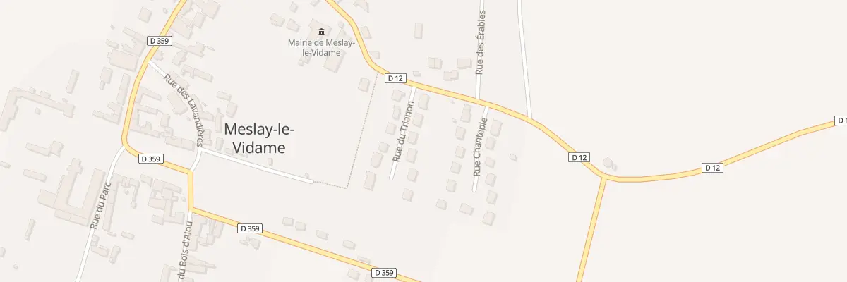 Plan du 5 Rue du Trianon à Meslay-le-Vidame