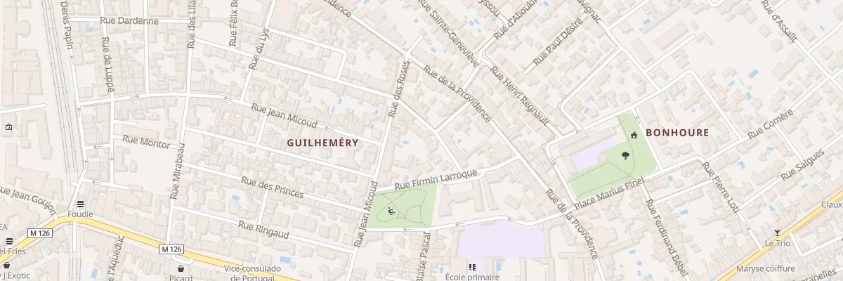 Plan du 54B Rue Jonquières à Toulouse