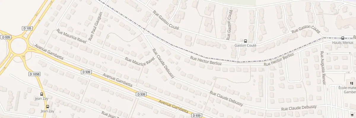 Plan du 39 Rue Hector Berlioz à Mainvilliers