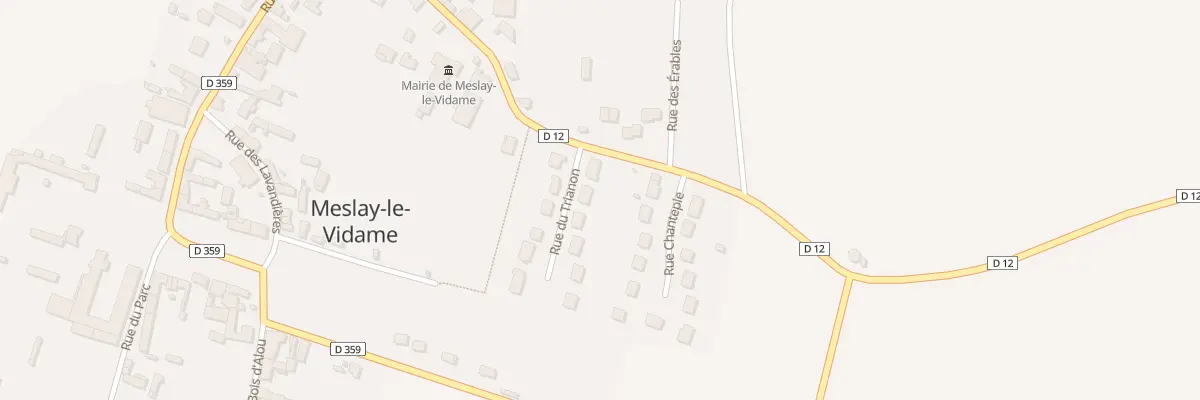 Plan du 3 Rue du Trianon à Meslay-le-Vidame