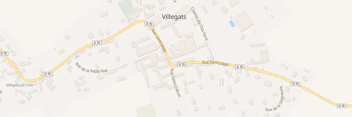 Plan du 39 Rue St Leger à Villegats