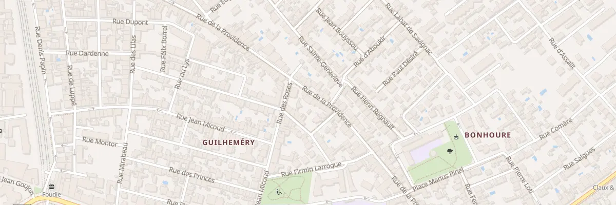 Plan du 96 Rue de la Providence à Toulouse