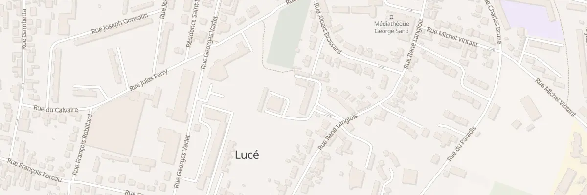 Plan du 52 Rue Rene Langlois à Lucé