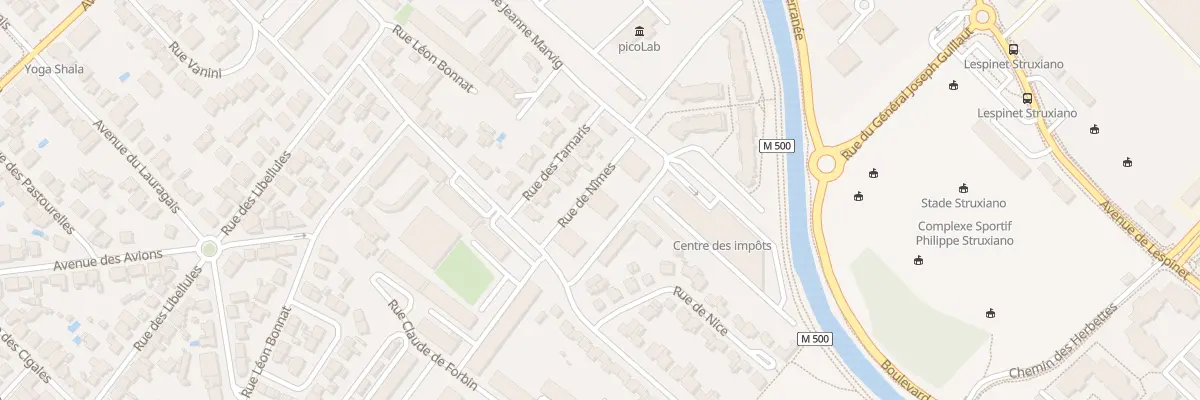 Plan du 17 Rue de Nîmes à Toulouse