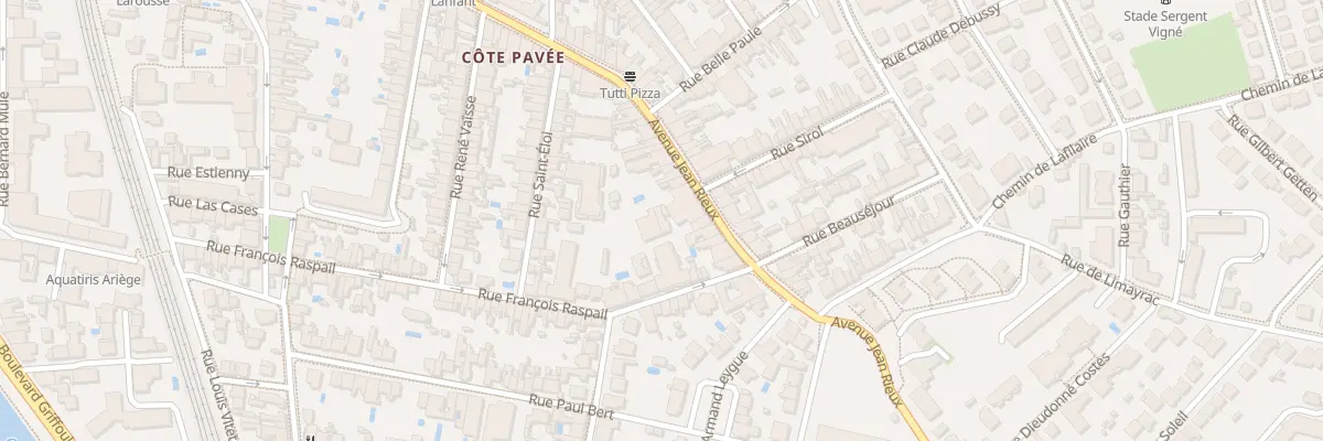 Plan du 104 Av Jean Rieux à Toulouse