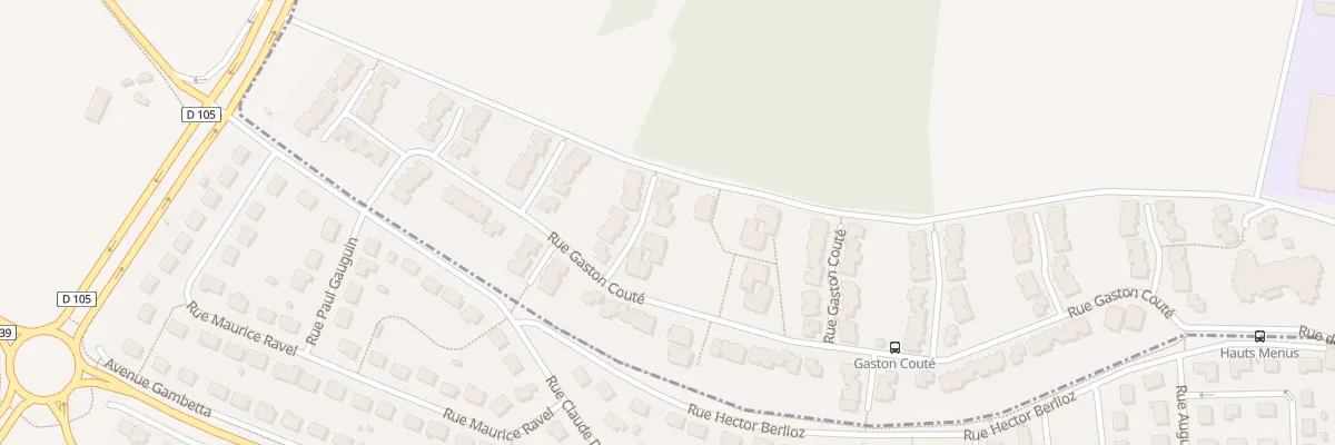 Plan du 142 Rue Gaston Coute à Chartres