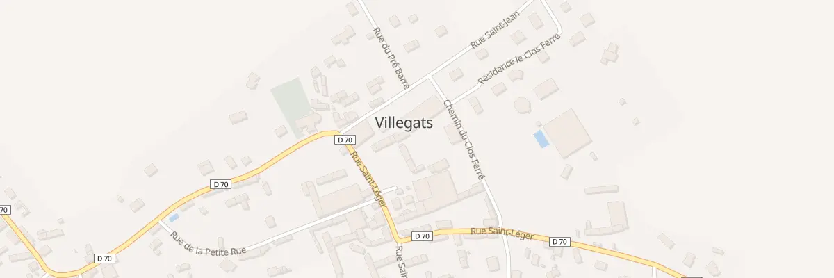 Plan du 35B Rue St Leger à Villegats