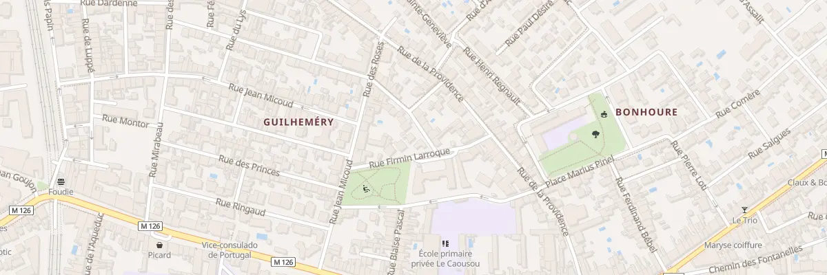 Plan du 58 Rue Jonquières à Toulouse