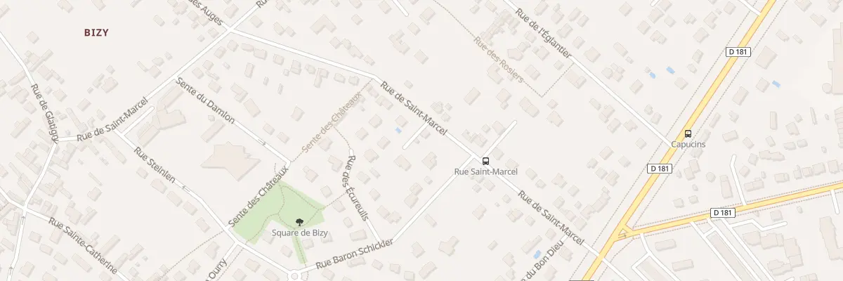 Plan du 25 Rue de Saint Marcel à Vernon
