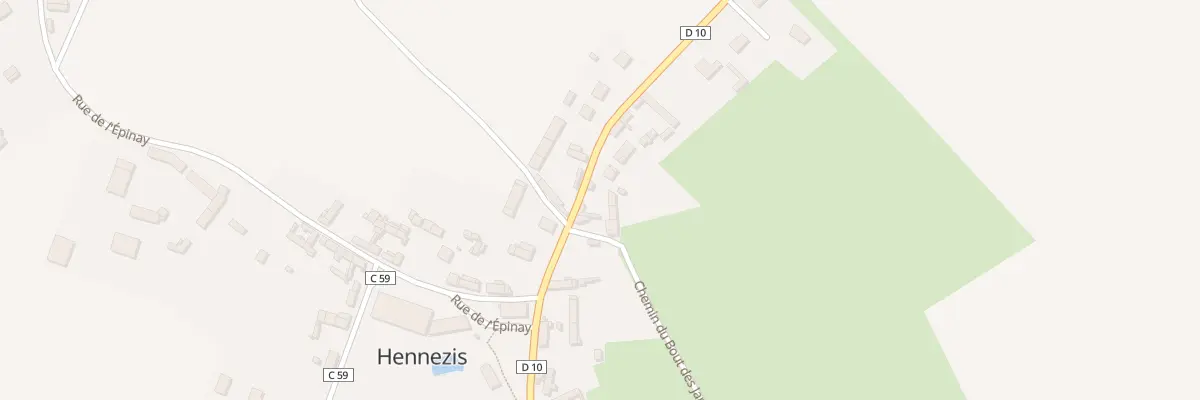 Plan du 7 Rue de Boursonne à Hennezis
