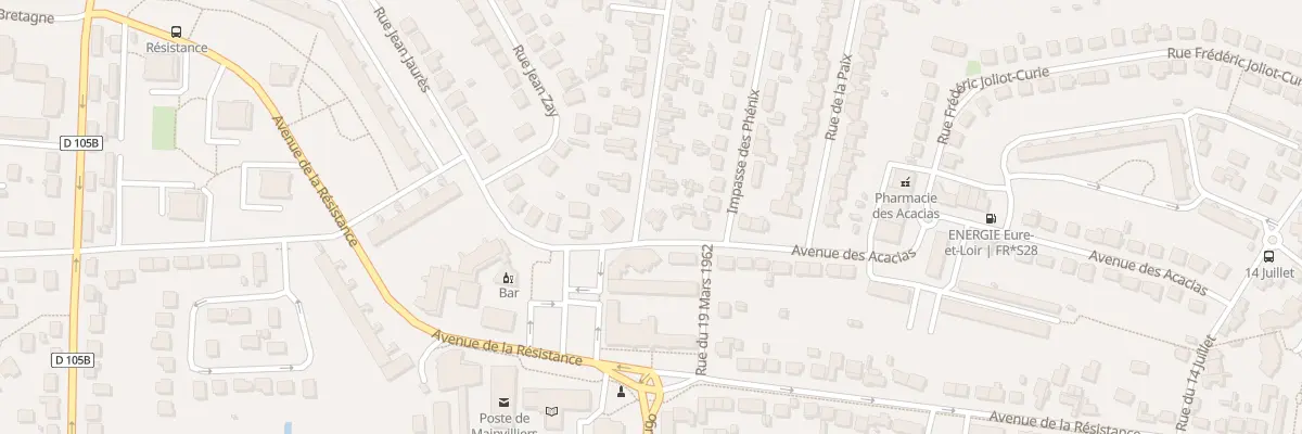 Plan du 4 Rue Emile Zola à Mainvilliers
