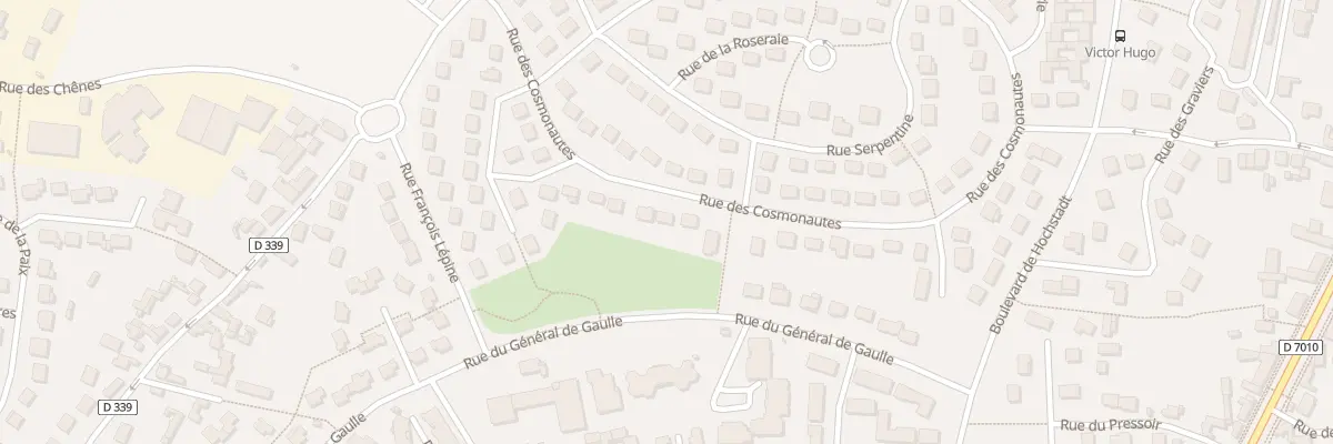 Plan du 22 Rue des Cosmonautes à Luisant