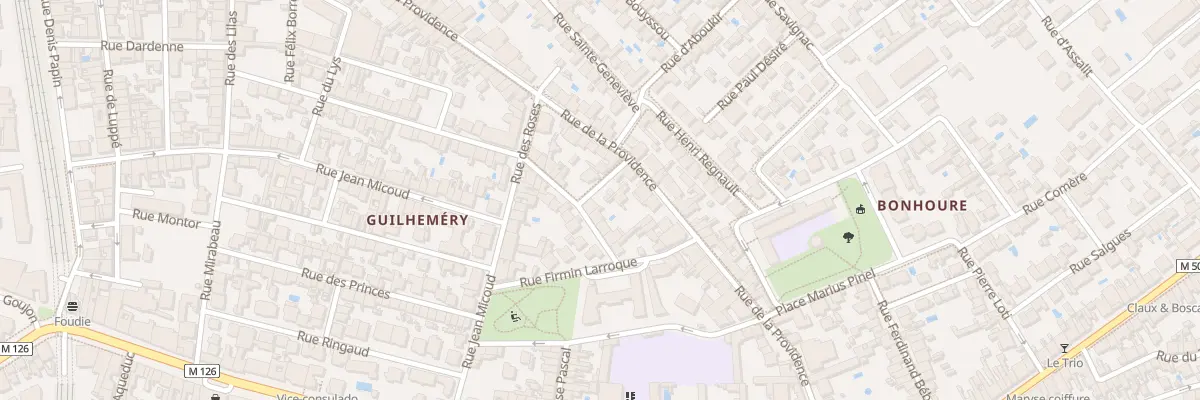 Plan du 57 Rue Jonquières à Toulouse
