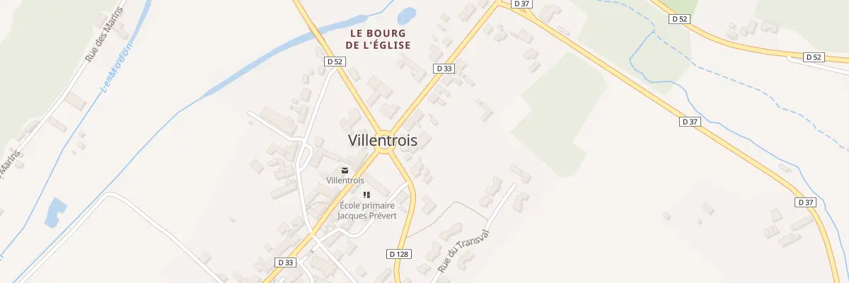 Plan du 5021 Le Bourg de l’Eglise à Villentrois-Faverolles-en-Berry