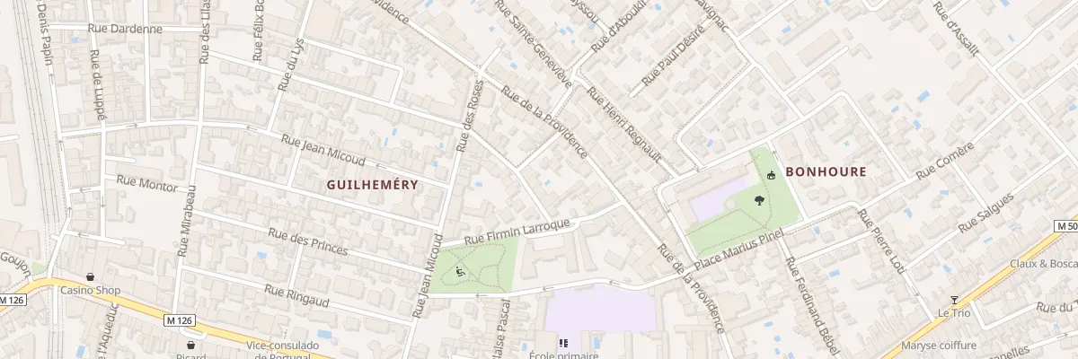 Plan du 59 Rue Jonquières à Toulouse