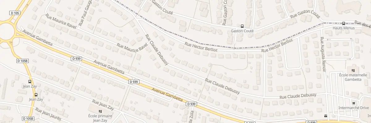 Plan du 62 Rue Claude Debussy à Mainvilliers