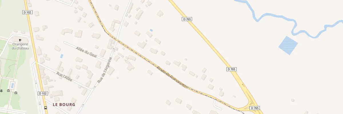 Plan du 39 Rte de Romorantin à Cour-Cheverny