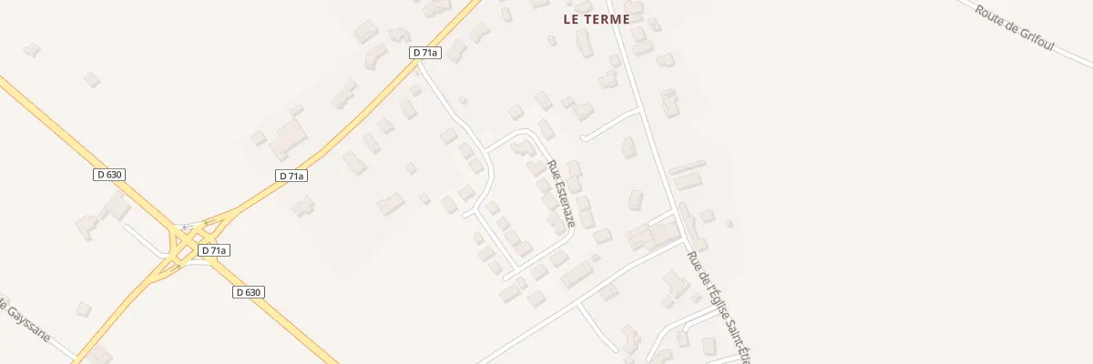 Plan du 13 Rue Estenaze à Villemur-sur-Tarn
