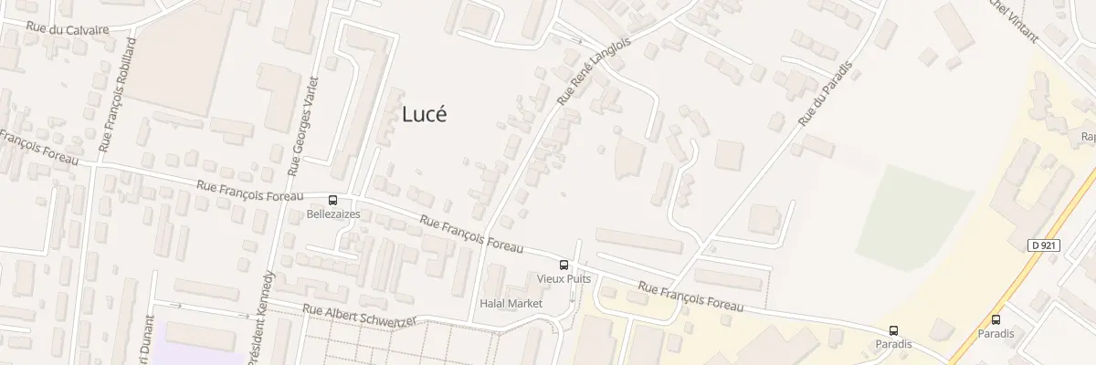Plan du 89 Rue Rene Langlois à Lucé