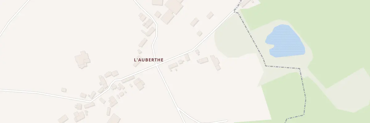 Plan du 14 L’Auberthe à Mouhet