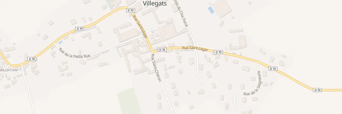 Plan du 36 Rue St Leger à Villegats