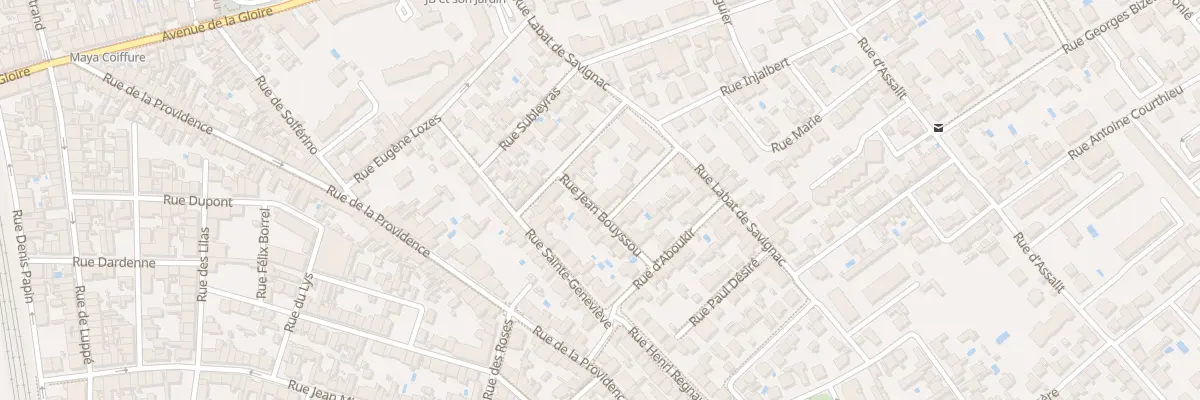 Plan du 8 Rue Jean Bouyssou à Toulouse