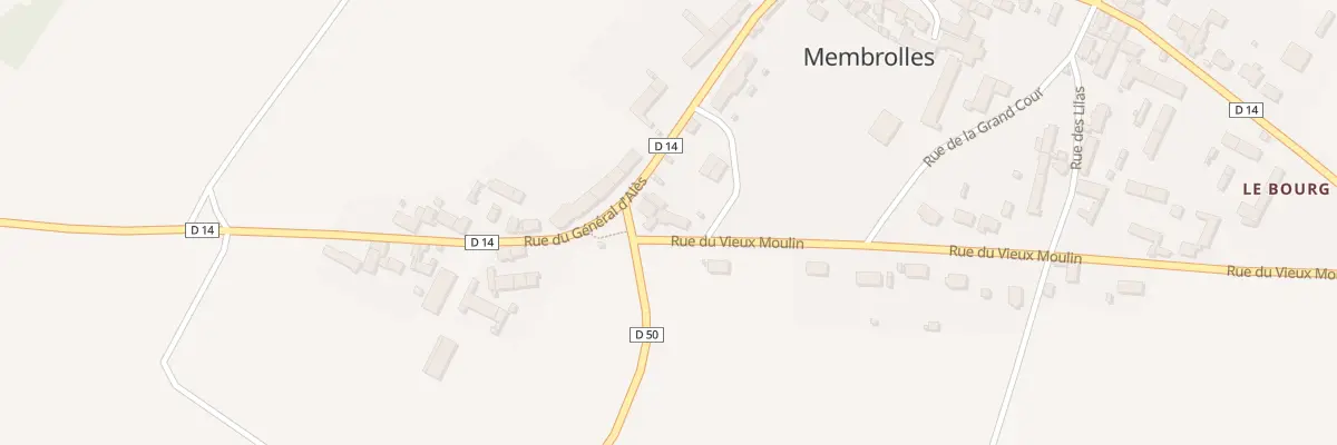 Plan du 1 Rue du Vieux Moulin à Beauce la Romaine