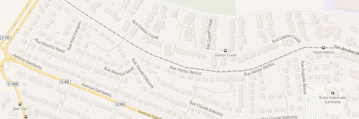 Plan du 51 Rue Gaston Coute à Chartres