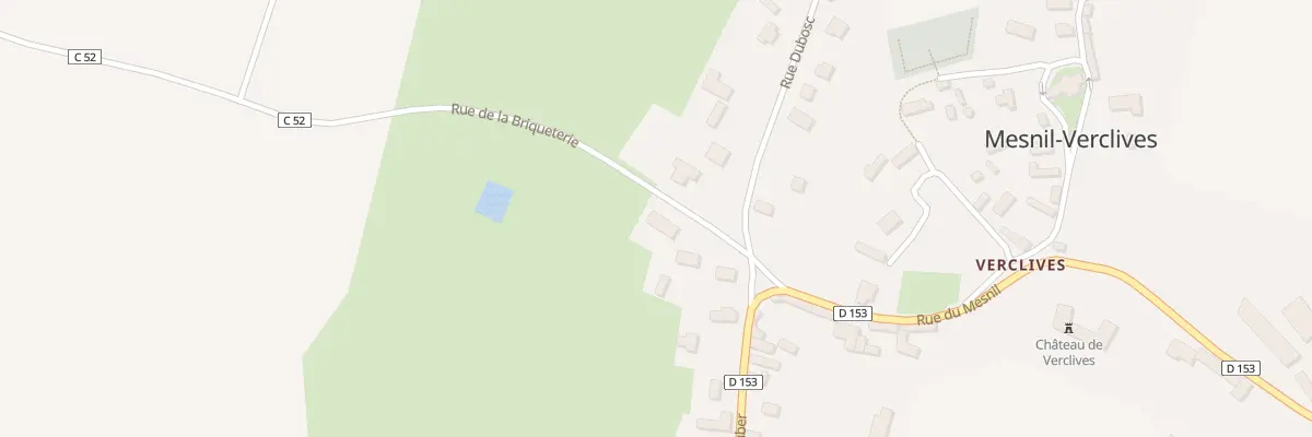 Plan du 1 Rue de la Briquetterie à Mesnil-Verclives