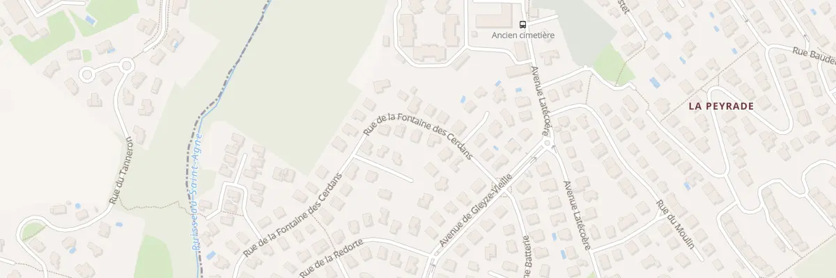Plan du 10 Rue de la Fontaine des Cerdans à Ramonville-Saint-Agne