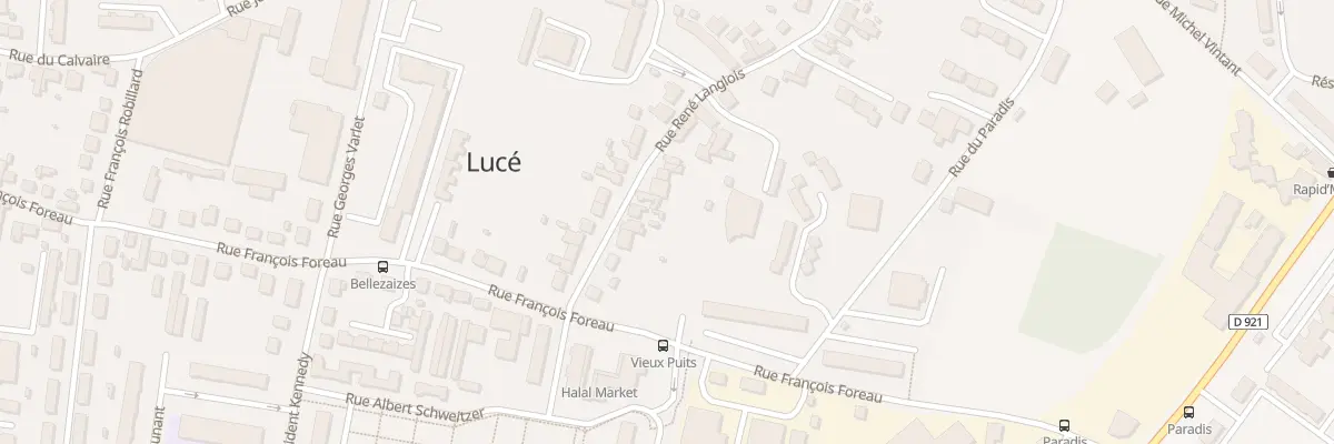 Plan du 85 Rue Rene Langlois à Lucé