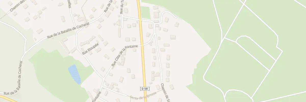 Plan du 2 Che Saint Mauxe à Vernon
