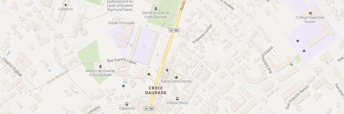 Plan du 134 Rte d’Albi à Toulouse