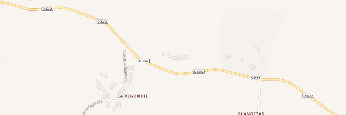 Plan du 5054 La Regondie à Glanges