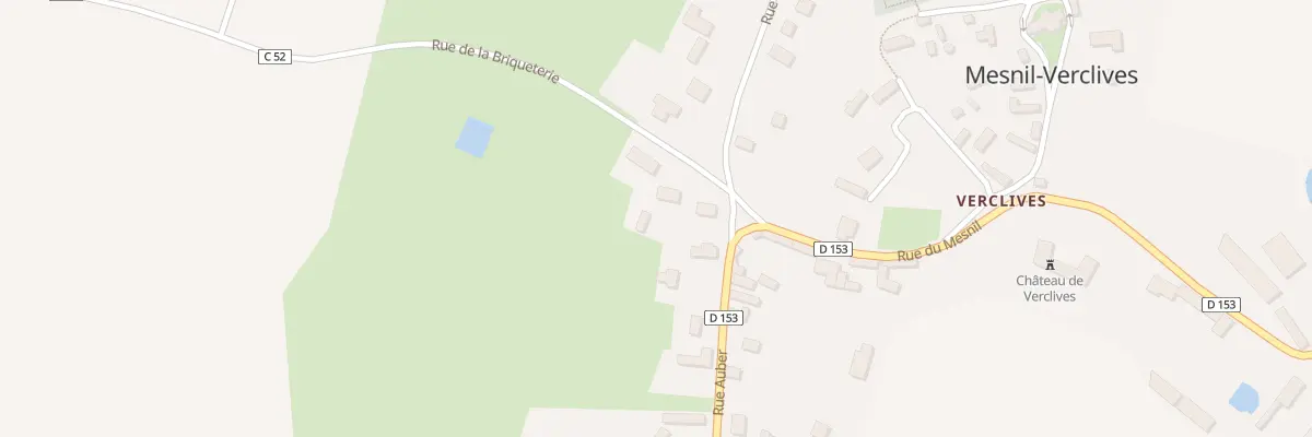 Plan du 2 Rue Auber à Mesnil-Verclives