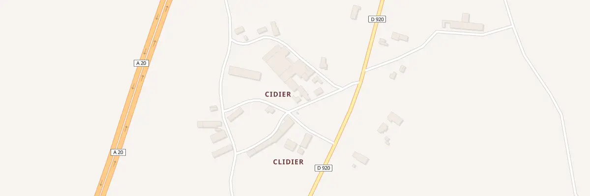 Plan du 4 Clidier à Mouhet