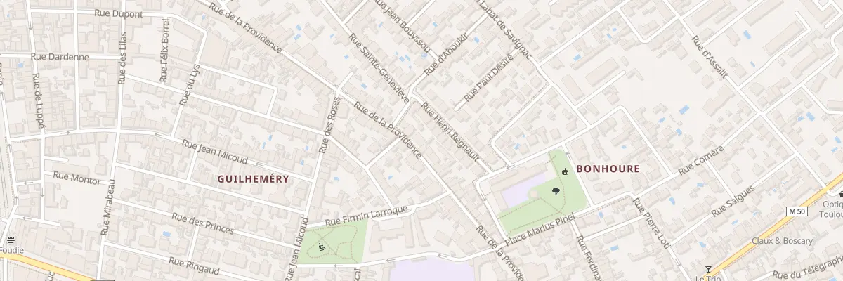 Plan du 81 Rue de la Providence à Toulouse