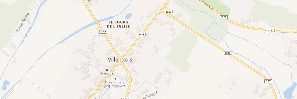 Plan du 5018 Le Bourg de l’Eglise à Villentrois-Faverolles-en-Berry