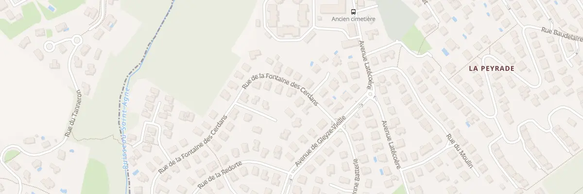 Plan du 8 Rue de la Fontaine des Cerdans à Ramonville-Saint-Agne