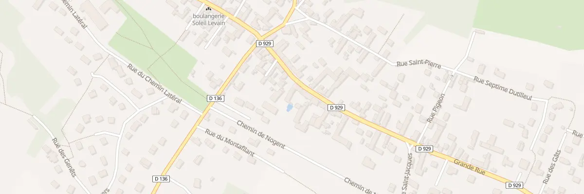 Plan du 116 Grande Rue à Villemeux-sur-Eure