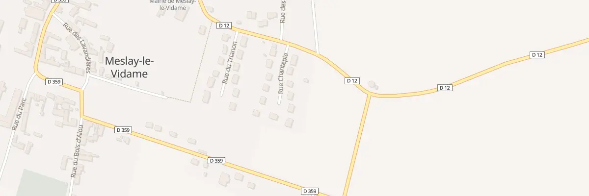 Plan du 7 Rue Chantepie à Meslay-le-Vidame