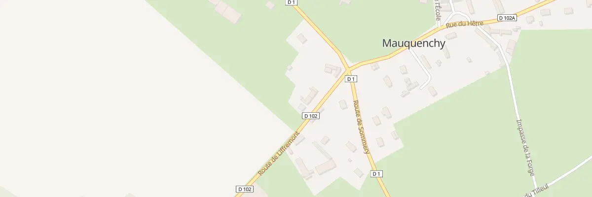 Plan du 90 Rte de Liffremont à Mauquenchy