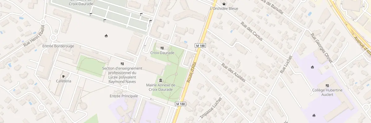 Plan du 159 Rte d’Albi à Toulouse