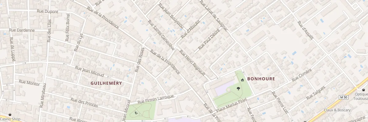 Plan du 17 Rue Henri Regnault à Toulouse