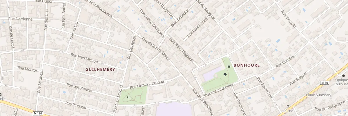 Plan du 85 Rue de la Providence à Toulouse