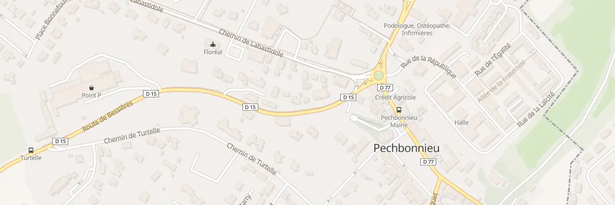 Plan du 11 Rte de Bessieres à Pechbonnieu